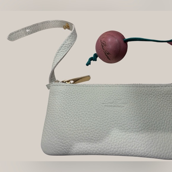 Needle - Bowling Bag in Whisper White with Gold Hardware - Size Small - Picture 5 of 6